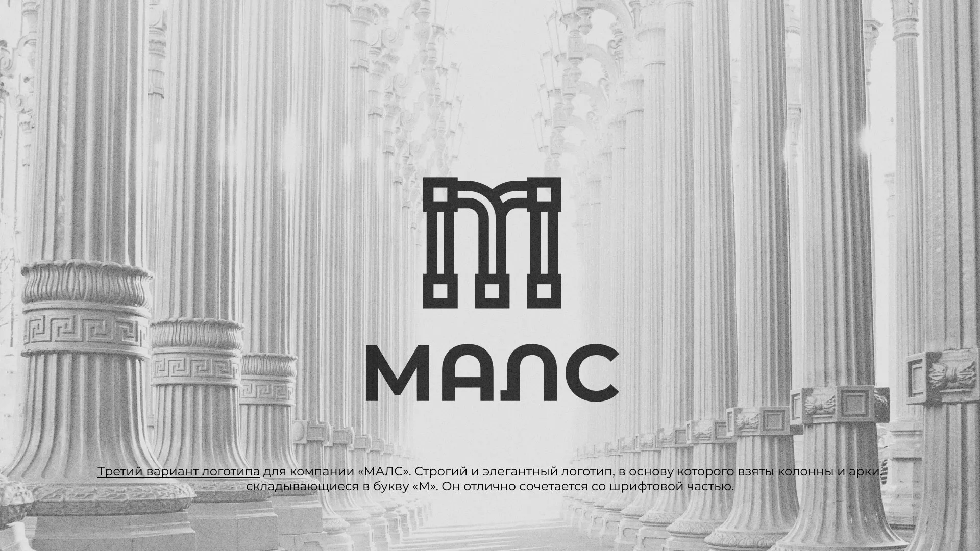 Разработка логотипа компании «МАЛС» в Любани